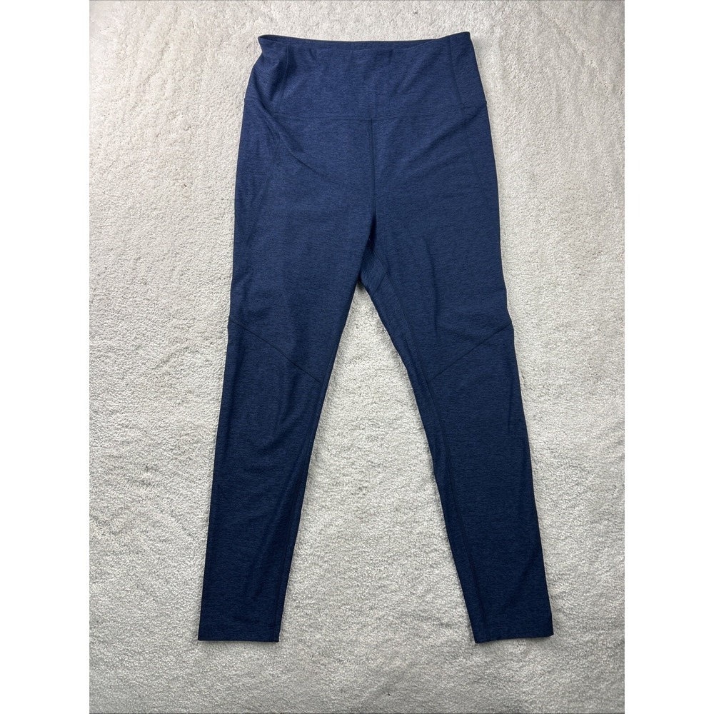 Outdoor Voices TechSweat Flex Leggings Baltic‎ Blue Large Waist Pocket Workout